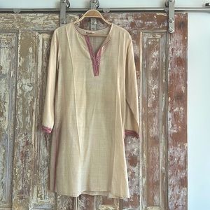 Long Tunque Indian Silk Size S